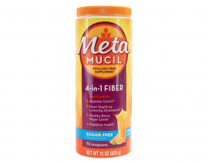 Metamucil is a long established fibre supplement